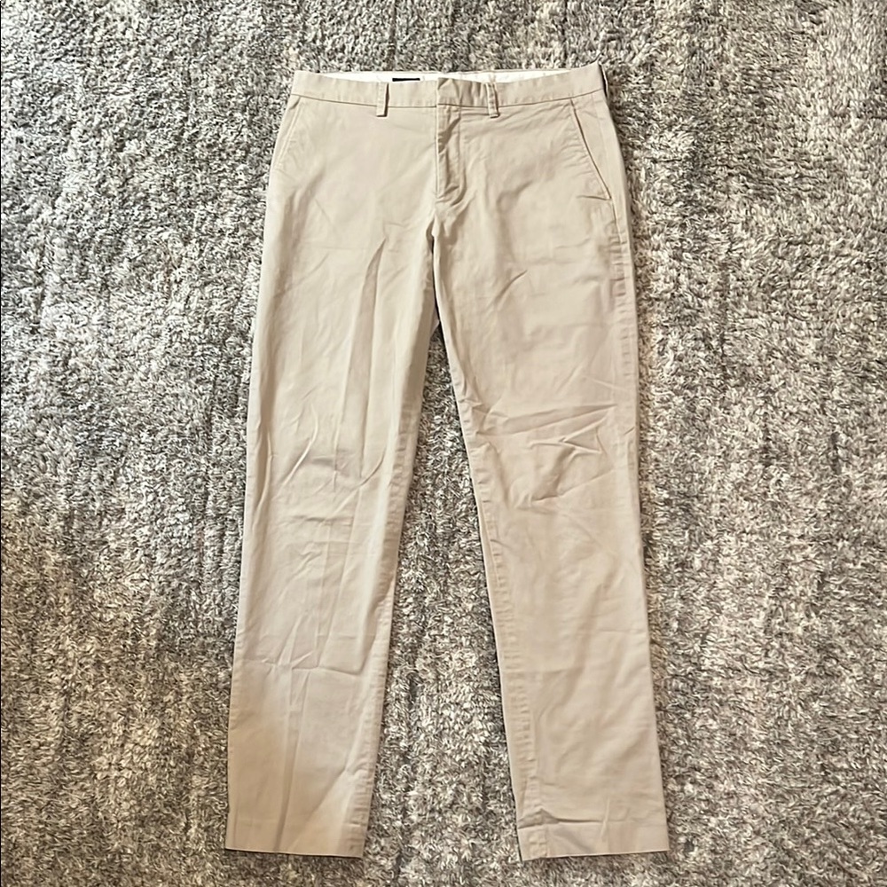 J. Crew Tan Chinos Classic Cotton Blend